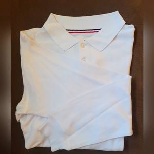 NWOT. French toast, white long sleeved collar shirt. Unisex XL (14/16)